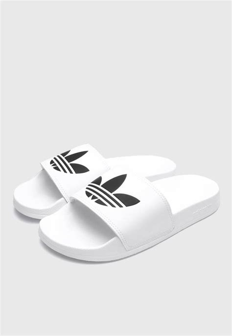 chinelo slide adidas originals adilette lite branco